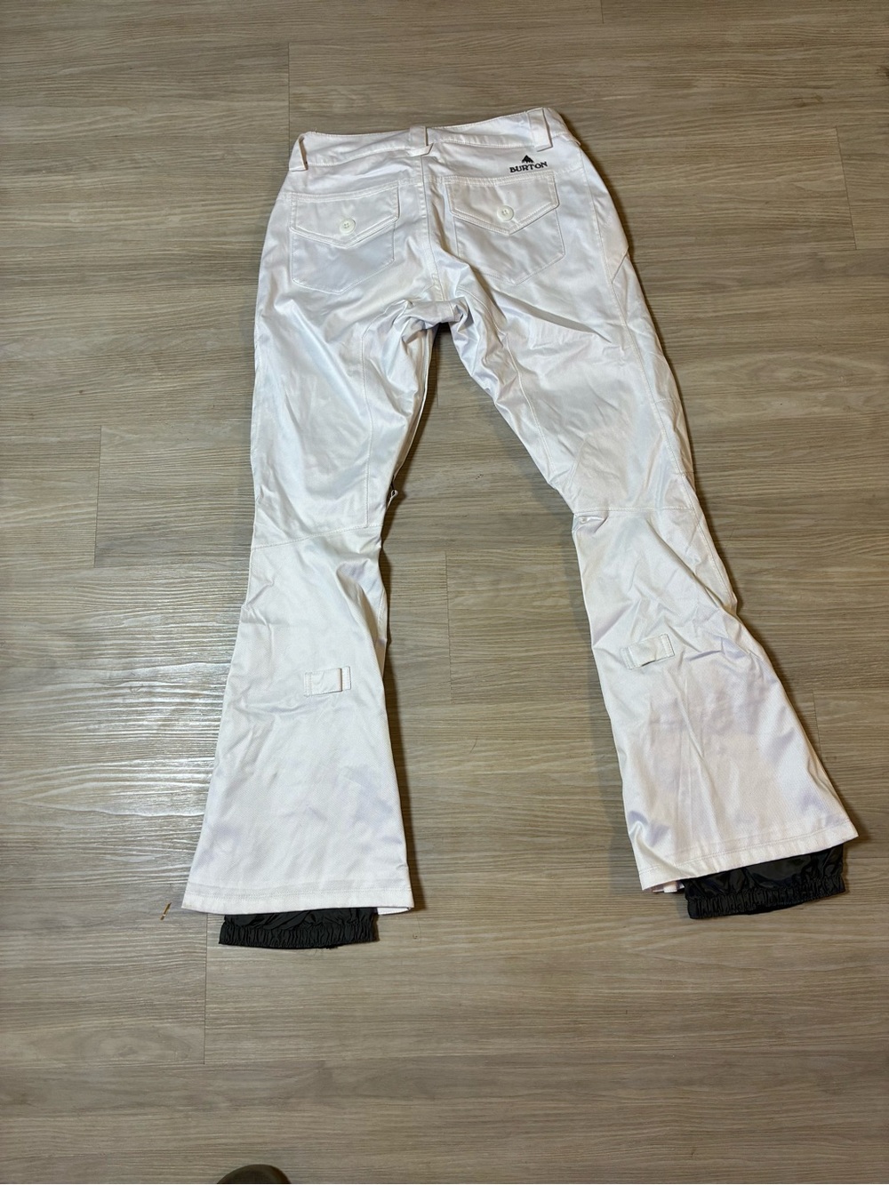 NWT Burton White Women's Snow Pants with Flared Legs Sz XS
